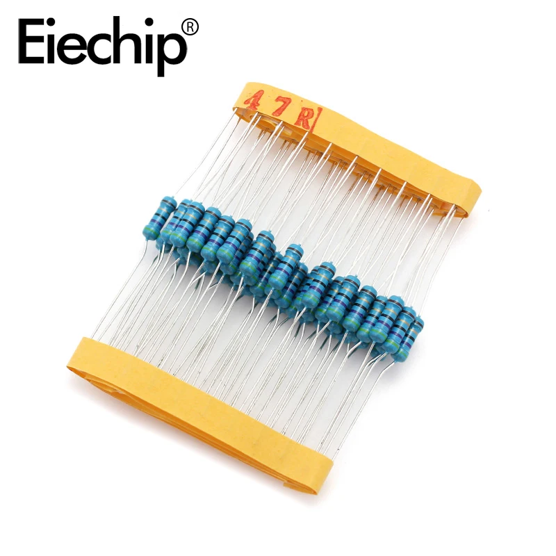 100pcs/lot 0.5W 1 ohm 1% Metal film resistor 1/2W resistance 47R Electronic resistors
100pcs/lot 0.5W 1 ohm 1% Metal film resistor 1/2W resistance 47R Electronic resistors