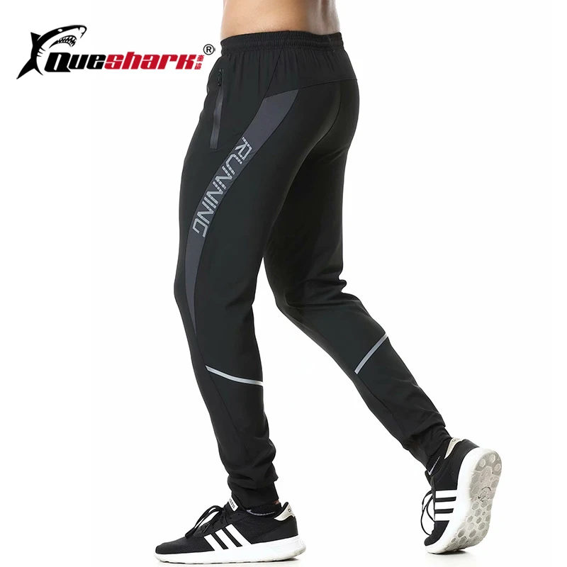 Queshark Professional Reflective Running Pants Men Sports Jogging Training Trousers Breathable Long Pants with Zipper Pocket
Queshark Professional Reflective Running Pants Men Sports Jogging Training Trousers Breathable Long Pants with Zipper Pocket