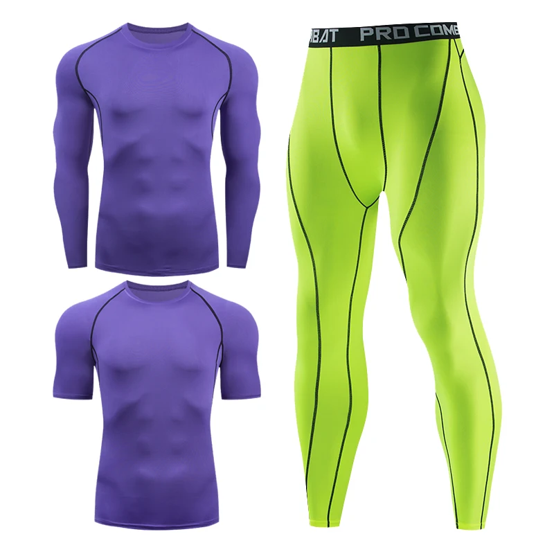 Brand Men's Compression Running Set Tight Legging Pant Long Sleeves t-shirt Sport Clothing Teenager Tracksuit Suit Man Sportwear
Brand Men's Compression Running Set Tight Legging Pant Long Sleeves t-shirt Sport Clothing Teenager Tracksuit Suit Man Sportwear