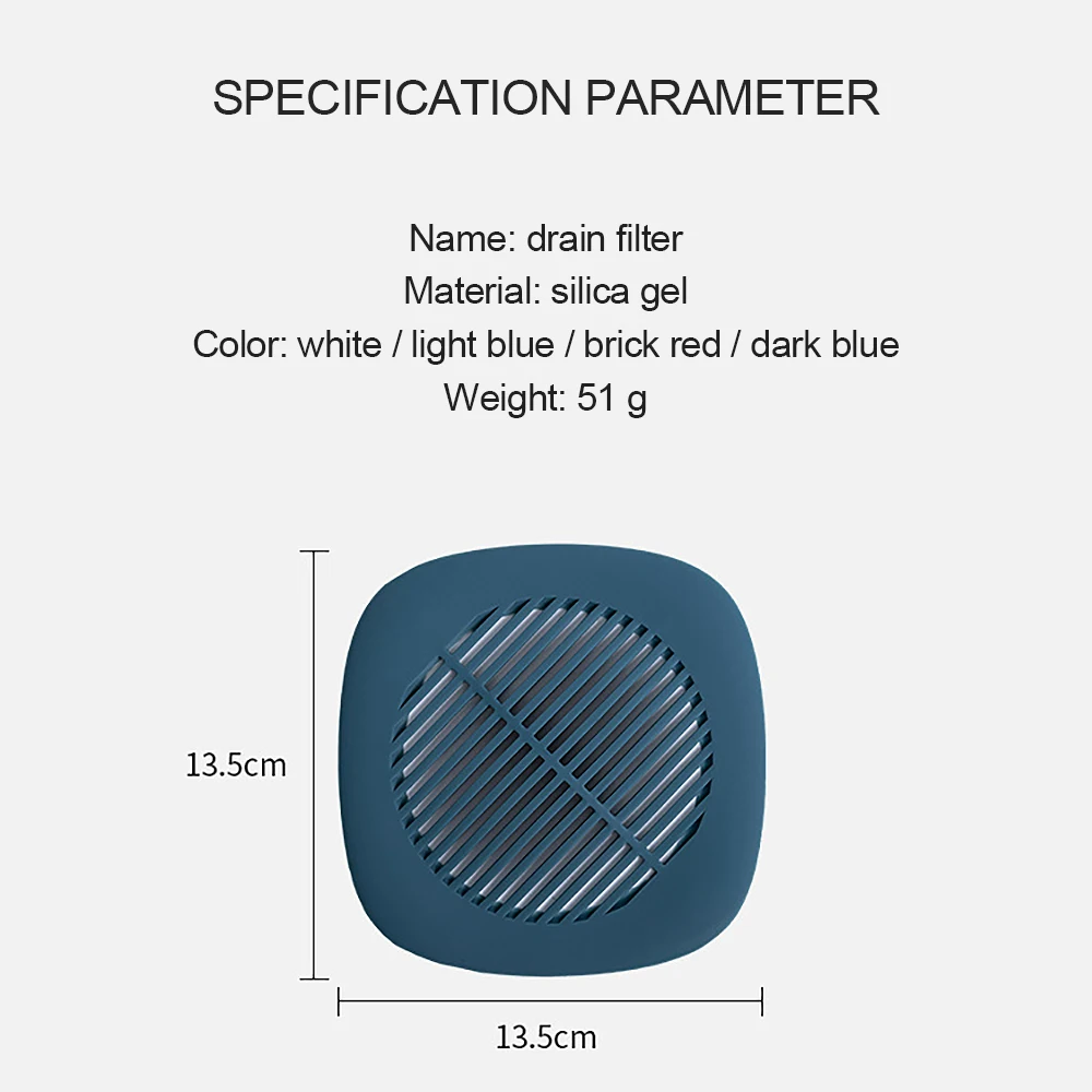 Plastic Sink Strainer Floor Drain Cover For Bathroom Hair-Proof Toilet Accessories Anti-Blocking Floor Drain Silicone Sucker
Plastic Sink Strainer Floor Drain Cover For Bathroom Hair-Proof Toilet Accessories Anti-Blocking Floor Drain Silicone Sucker