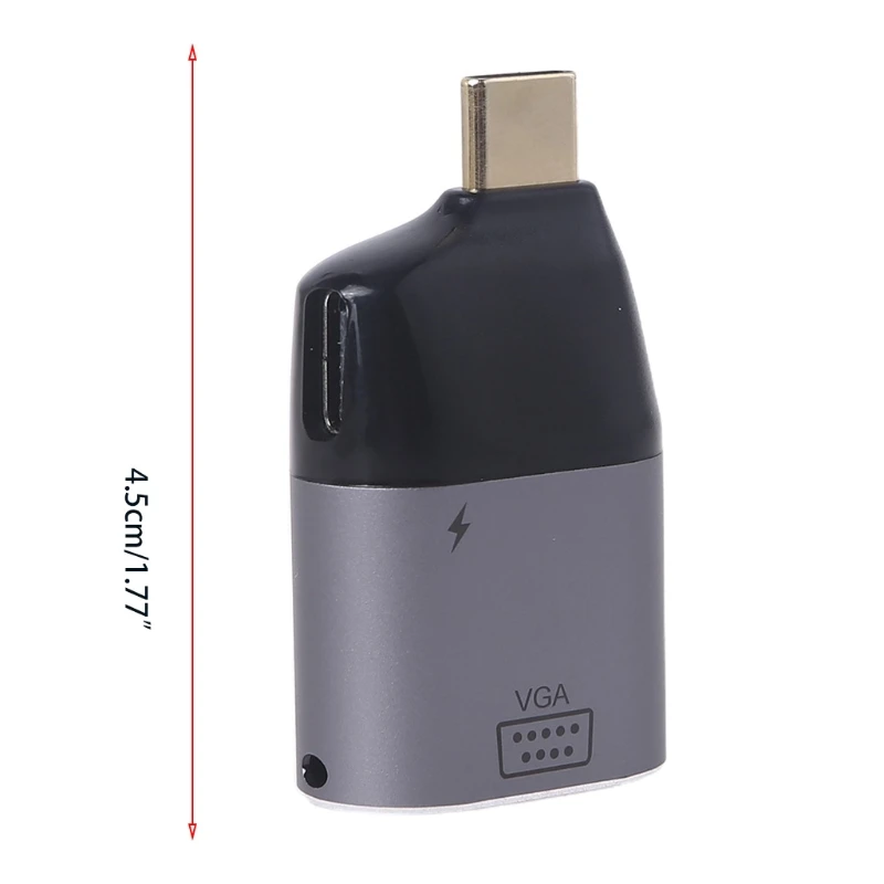 H7JA High Efficiency USB-C/Type-C Male to VGA Female Converter Cellphone Adapter Mobile Phone Accessories
H7JA High Efficiency USB-C/Type-C Male to VGA Female Converter Cellphone Adapter Mobile Phone Accessories