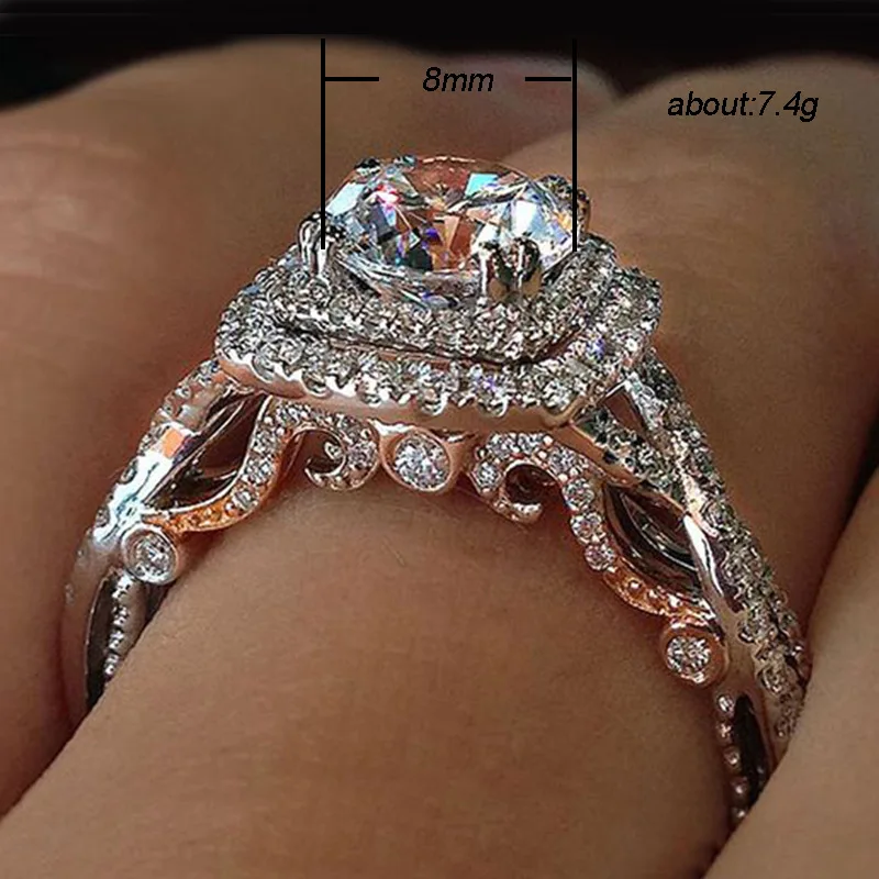 European and American Retro New Luxury Zircon Ring Diamond Ring Ring for Women
European and American Retro New Luxury Zircon Ring Diamond Ring Ring for Women