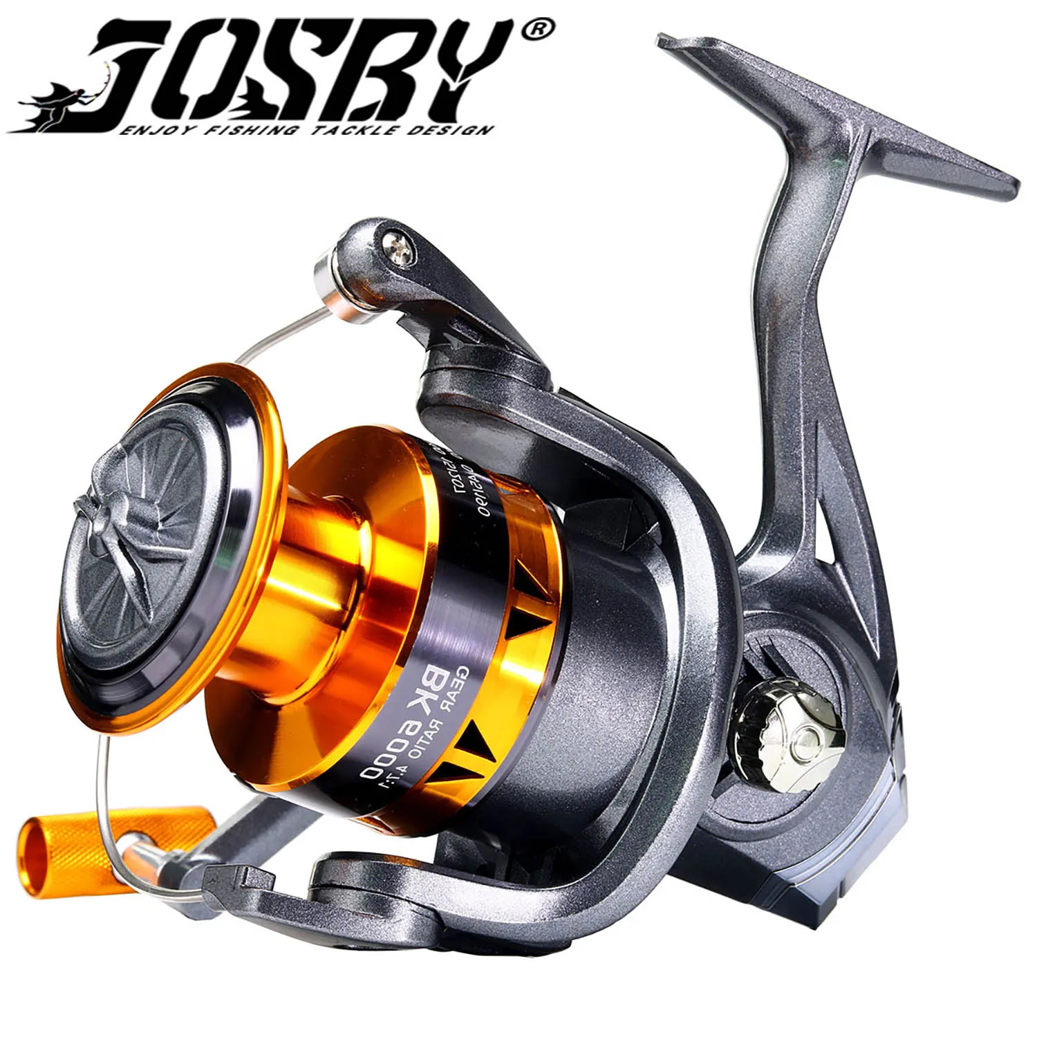 JOSBY Fishing Reel 2000-7000 Series Max Drag 12KG Gear Ratio 5.2:1 Spinning Metal Spool For Sea Saltwater Carp Tackle Pesca
JOSBY Fishing Reel 2000-7000 Series Max Drag 12KG Gear Ratio 5.2:1 Spinning Metal Spool For Sea Saltwater Carp Tackle Pesca