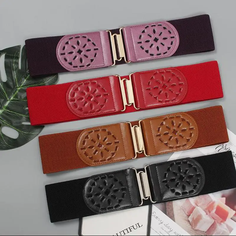 Getspring Woman Cummerbunds Vntage Fashion Elastic Waistband For Dresses Women All Match Leather White Black Wide Belts 2021 New
Getspring Woman Cummerbunds Vntage Fashion Elastic Waistband For Dresses Women All Match Leather White Black Wide Belts 2021 New