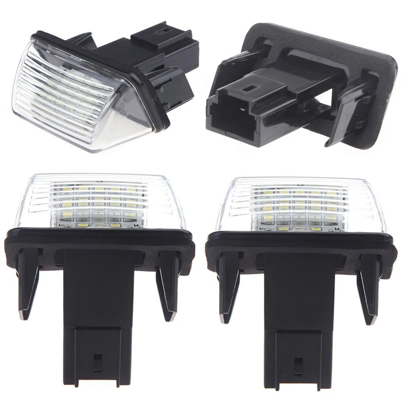 2 шт. SMD СВЕТОДИОДНЫЙ материнская плата Matricula машине Lampara для Peugeot 206 207 306 307 406 407 Citroen