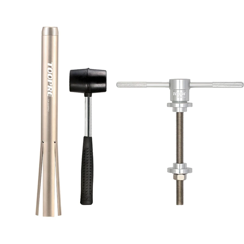 TOOPRE Bicycle Headset Installation Removal Tools Bike Bottom Bracket Cup Press Fit Install Tool Set with Hammer
TOOPRE Bicycle Headset Installation Removal Tools Bike Bottom Bracket Cup Press Fit Install Tool Set with Hammer