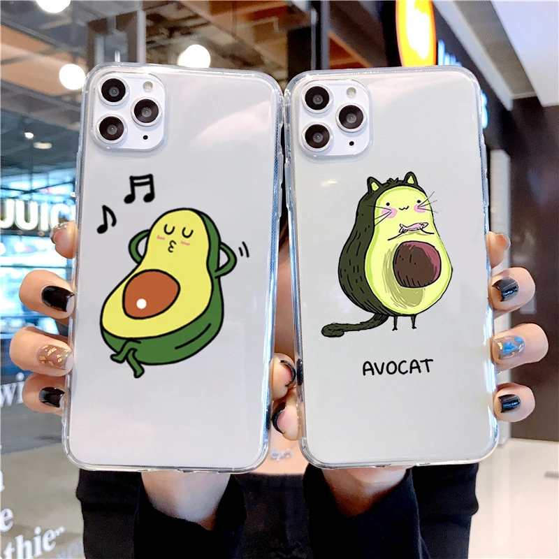 Avocado phone case for iPhone X S XR MAX Transparent soft silicone TPU back cover for iPhone 12 11 Pro Max mini 7 6 6S 8 Plus SE
Avocado phone case for iPhone X S XR MAX Transparent soft silicone TPU back cover for iPhone 12 11 Pro Max mini 7 6 6S 8 Plus SE