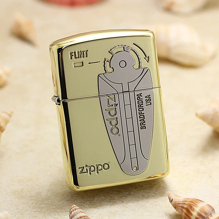 Оригинальная зажигалка Zippo с медной зеркальной поверхностью кремневая