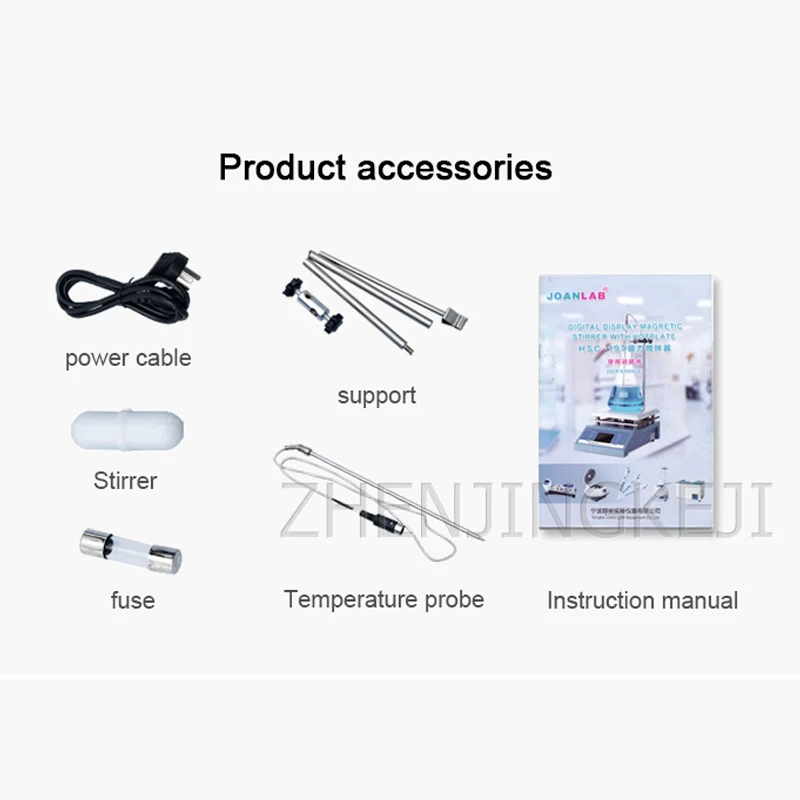 Laboratory Magnetic Stirrer Digital Display Heating Constant Temperature Electromagnetic Stepless Speed Regulation Mixing Tools
Laboratory Magnetic Stirrer Digital Display Heating Constant Temperature Electromagnetic Stepless Speed Regulation Mixing Tools