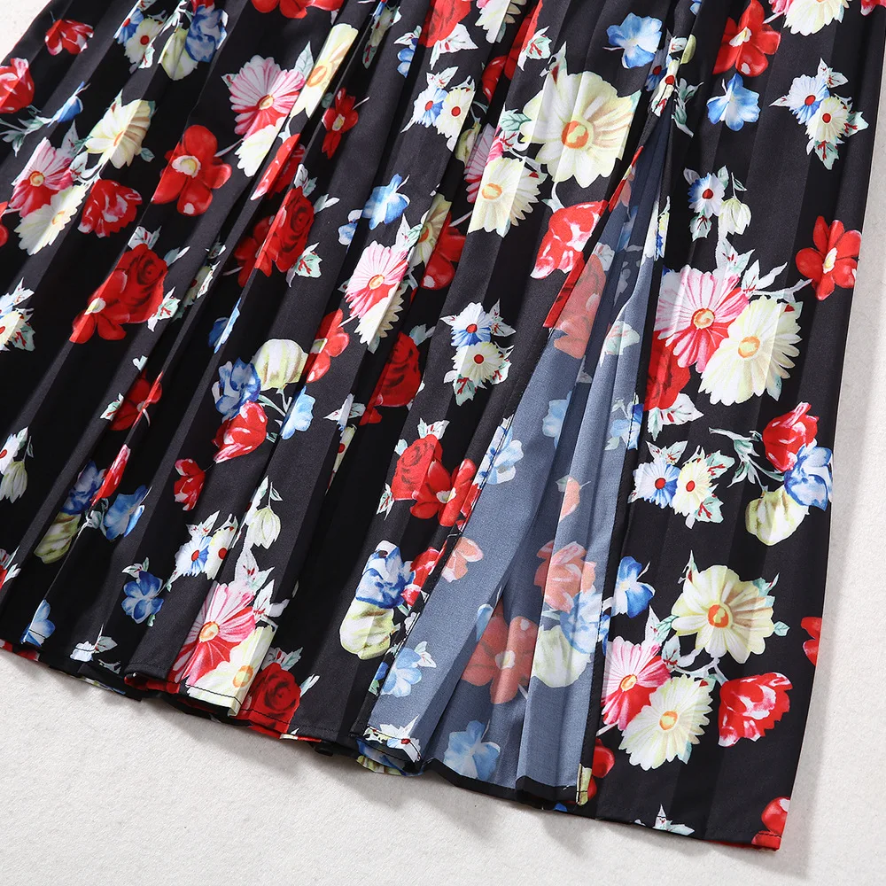 New Korean Fashion Style Dress 2020 Summer Women V-Neck Vintage Flower Print Short Sleeve Split Sexy Mid-Calf Casual Streetwear
New Korean Fashion Style Dress 2020 Summer Women V-Neck Vintage Flower Print Short Sleeve Split Sexy Mid-Calf Casual Streetwear