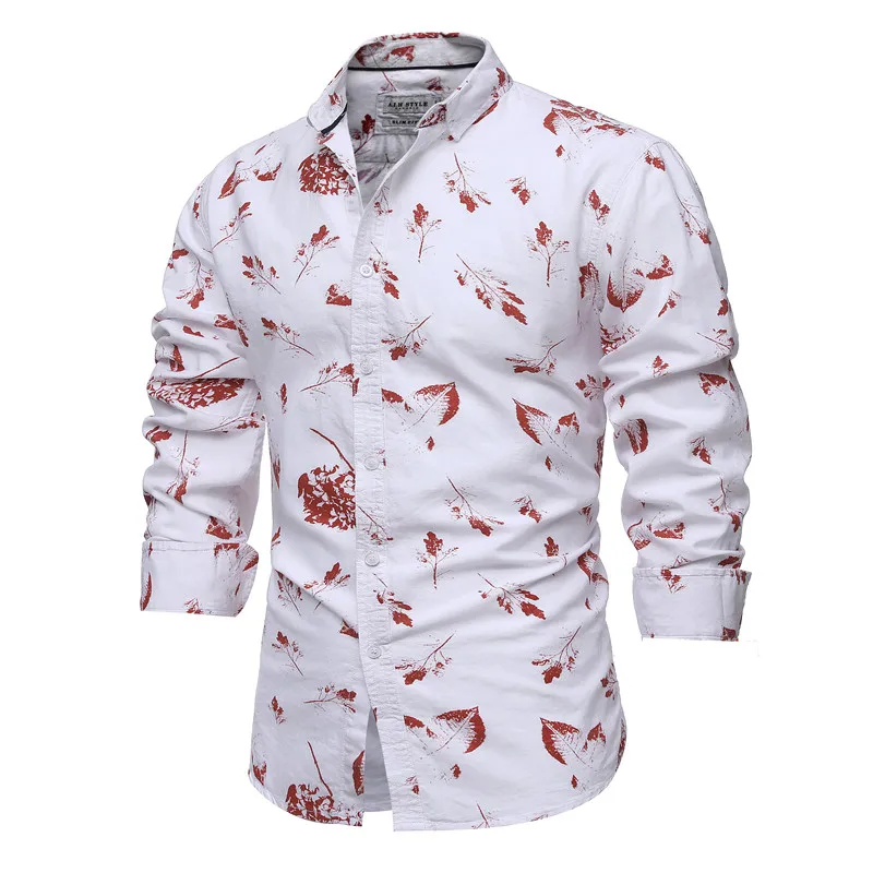 100% Cotton Shirt Dress Men Casual Slim Fit Mens Long Sleeve Print Shirt Fashion Mens Social Shirts Top Quality Formal Shirt Men
100% Cotton Shirt Dress Men Casual Slim Fit Mens Long Sleeve Print Shirt Fashion Mens Social Shirts Top Quality Formal Shirt Men