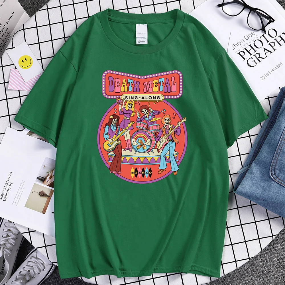 Death Metal Sing-Along printing Tshirt men harajuku oversized T-shirts retro Comfortable top 2021 Creative Crewneck man t shirt
Death Metal Sing-Along printing Tshirt men harajuku oversized T-shirts retro Comfortable top 2021 Creative Crewneck man t shirt