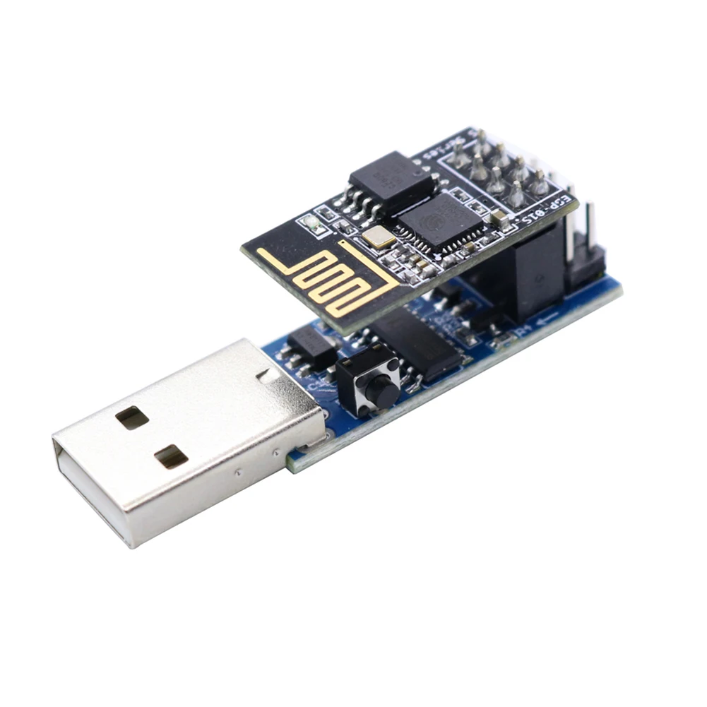 2Pcs/lot USB to ESP8266 CH340C ESP-01 ESP-01S Prog WiFi Programmer Downloader with RESET Auto-download Circuit
2Pcs/lot USB to ESP8266 CH340C ESP-01 ESP-01S Prog WiFi Programmer Downloader with RESET Auto-download Circuit