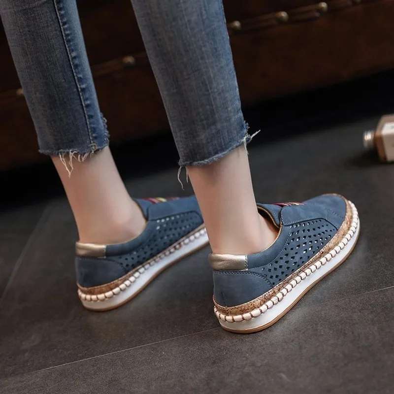 2020 Sneakers Women Shoes Slip On Hollow Out Women's Flats Ladies Loafers Casual Woman Vulcanized Shoes Sewing Female Fashion
2020 Sneakers Women Shoes Slip On Hollow Out Women's Flats Ladies Loafers Casual Woman Vulcanized Shoes Sewing Female Fashion