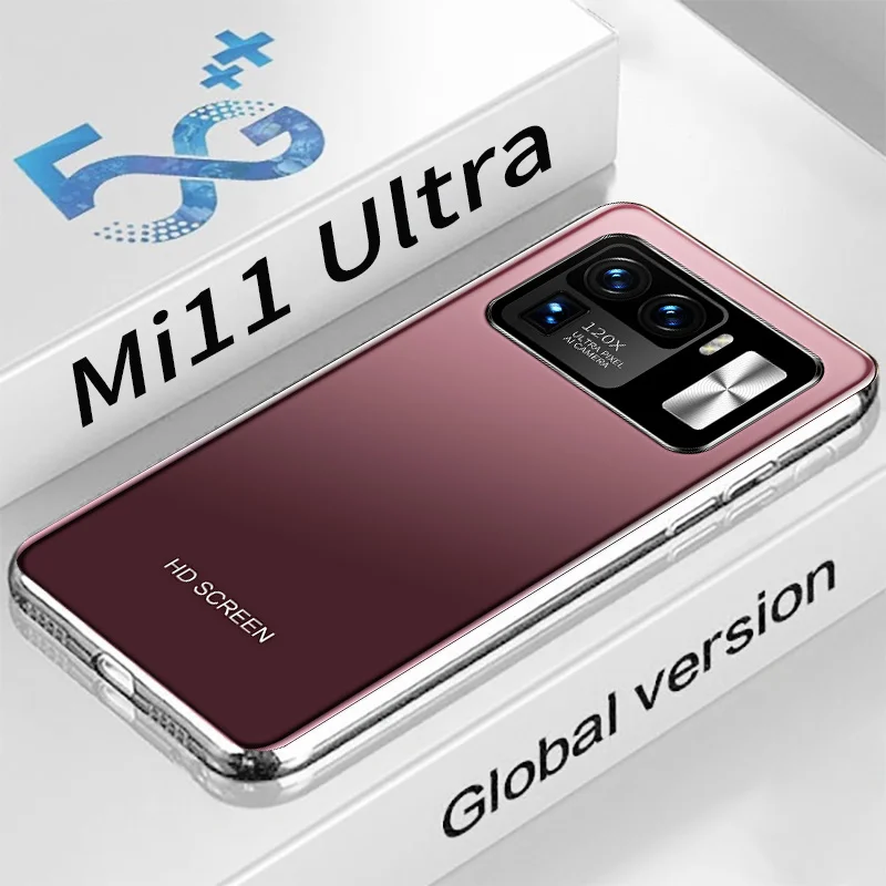 

Novo m11 ультра telefone inteligente 16gb ram 512gb rom 7,3 Polegada hd tela celular android 10 desbloqueado suporte do telefone