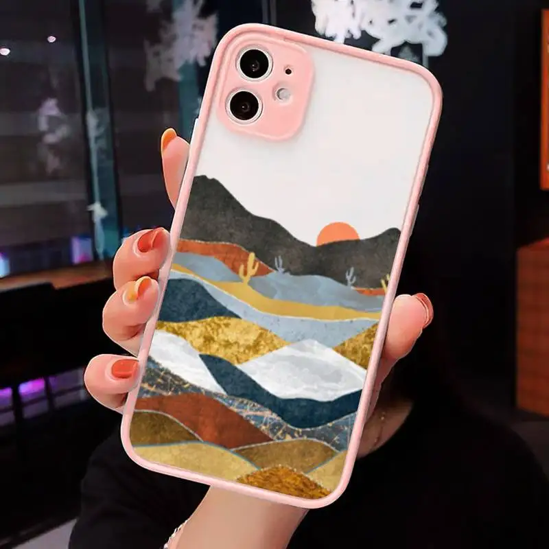 Mountain Marble Moon Phone Case Matte Transparent for iPhone 7 8 11 12 s mini pro X XS XR MAX Plus cover funda
Mountain Marble Moon Phone Case Matte Transparent for iPhone 7 8 11 12 s mini pro X XS XR MAX Plus cover funda