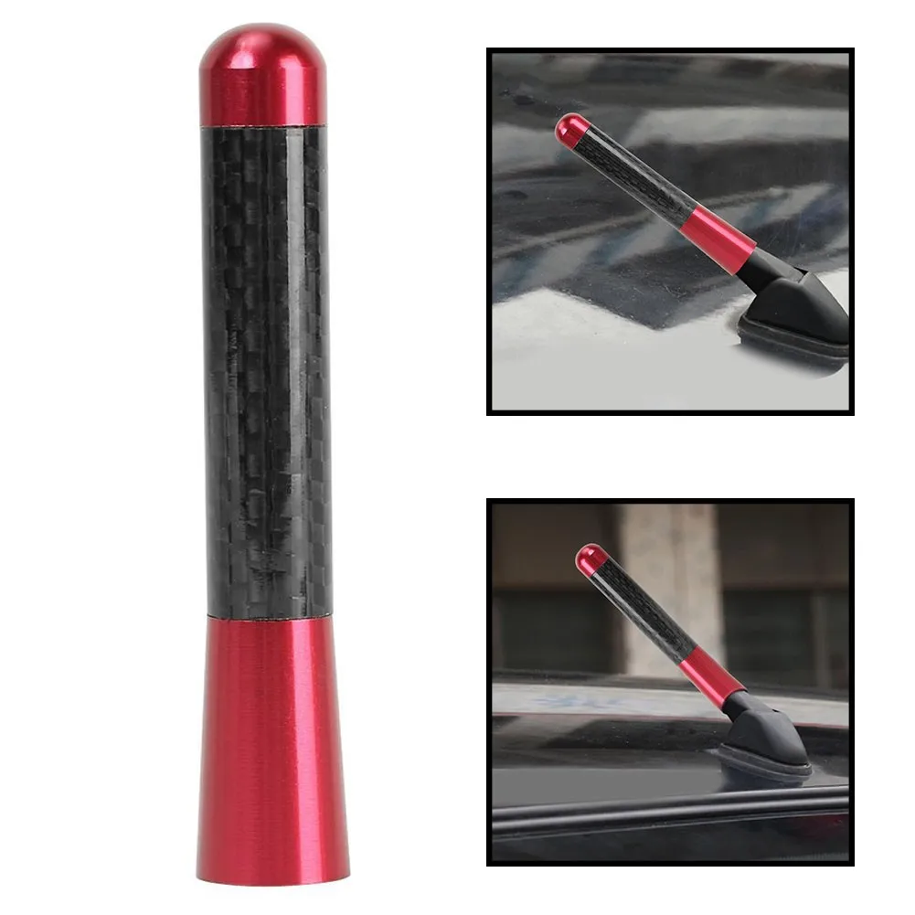 8cm Car Antenna Aerials Universal Car Carbon Fiber Aluminum Screw Radio Red Short Antenna Carbon Fiber+Aluminum Alloy
8cm Car Antenna Aerials Universal Car Carbon Fiber Aluminum Screw Radio Red Short Antenna Carbon Fiber+Aluminum Alloy