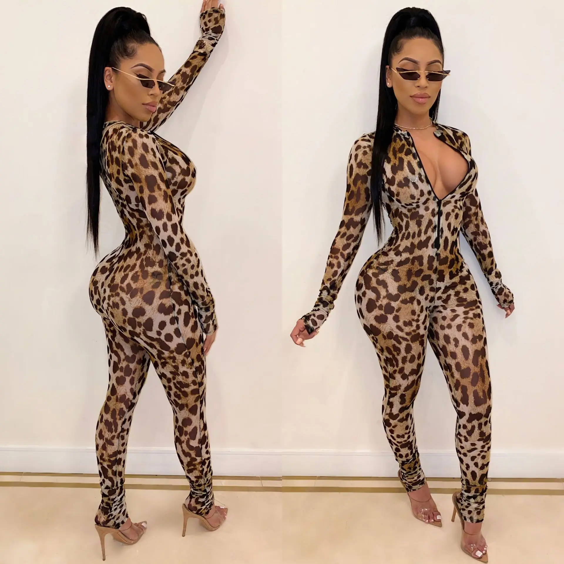 1L070 Autumn Winter Women Jumpsuit Bodycon Playsuit Bodysuit Overalls Rompers Plus Size Zipper Leopard Print Sexy Jumpsuits
1L070 Autumn Winter Women Jumpsuit Bodycon Playsuit Bodysuit Overalls Rompers Plus Size Zipper Leopard Print Sexy Jumpsuits