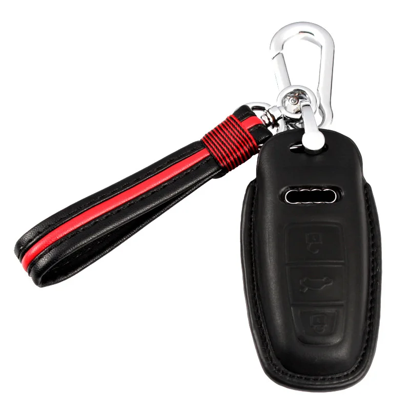 Luxury Genuine Leather Car Key Bag Purse Protection for Audi 2019 New A6L A8 A7 Q8 2020 A6 Accessories Keychain Key Cover Wallet
Luxury Genuine Leather Car Key Bag Purse Protection for Audi 2019 New A6L A8 A7 Q8 2020 A6 Accessories Keychain Key Cover Wallet