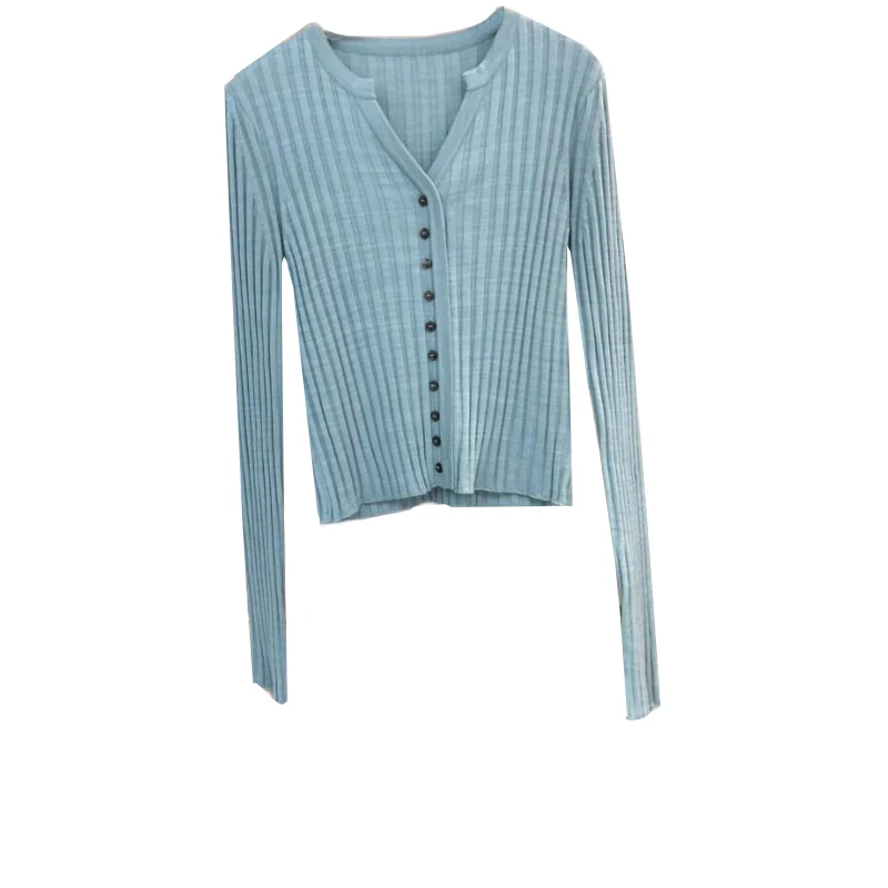 Kimotimo Women Thin Cardigan Korean 2021 Spring New V-neck Simplicity Long Sleeve Knitting Tops Ins Loose Pit Pattern Sweater
Kimotimo Women Thin Cardigan Korean 2021 Spring New V-neck Simplicity Long Sleeve Knitting Tops Ins Loose Pit Pattern Sweater