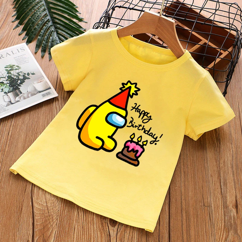 Summer clothes children's clothes t-shirts between us game themed t-shirts fun clothes toddler boys girls t-shirts loose fit
Summer clothes children's clothes t-shirts between us game themed t-shirts fun clothes toddler boys girls t-shirts loose fit
