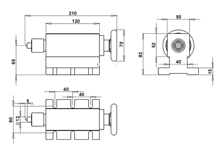 CNC Milling Machine Rotary Axis Tailstock Activity Tailstock 002 for CNC Lathe Router Engraver
CNC Milling Machine Rotary Axis Tailstock Activity Tailstock 002 for CNC Lathe Router Engraver