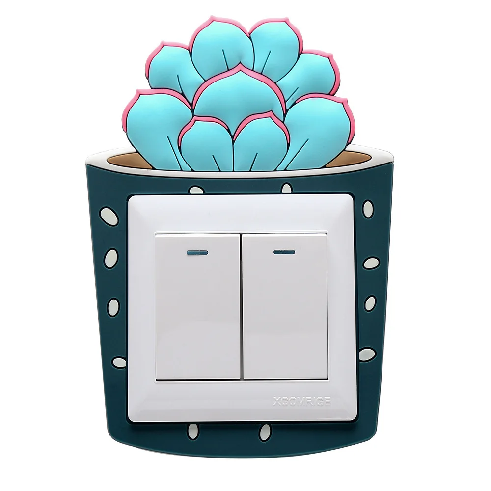 Creative Cartoon Cactus Switch Sticker Home Living Room Bedroom Washable Soft Rubber Luminous Switch Stickers Switch Sticker
Creative Cartoon Cactus Switch Sticker Home Living Room Bedroom Washable Soft Rubber Luminous Switch Stickers Switch Sticker