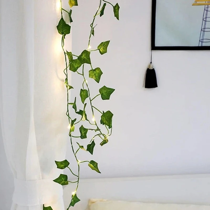 2.2m 25 Lights Simulation Green Leaf Rattan String Light Artificial Flower Decorative Atmospheres String Lights SEC88
2.2m 25 Lights Simulation Green Leaf Rattan String Light Artificial Flower Decorative Atmospheres String Lights SEC88