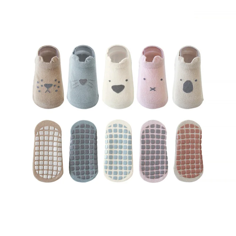 5 Pairs/lot 0 to 5 Years Cotton Children's Anti-slip Boat Socks For Boys Girl Low Cut Floor Kid Sock With Rubber Grips Newborn
5 Pairs/lot 0 to 5 Years Cotton Children's Anti-slip Boat Socks For Boys Girl Low Cut Floor Kid Sock With Rubber Grips Newborn