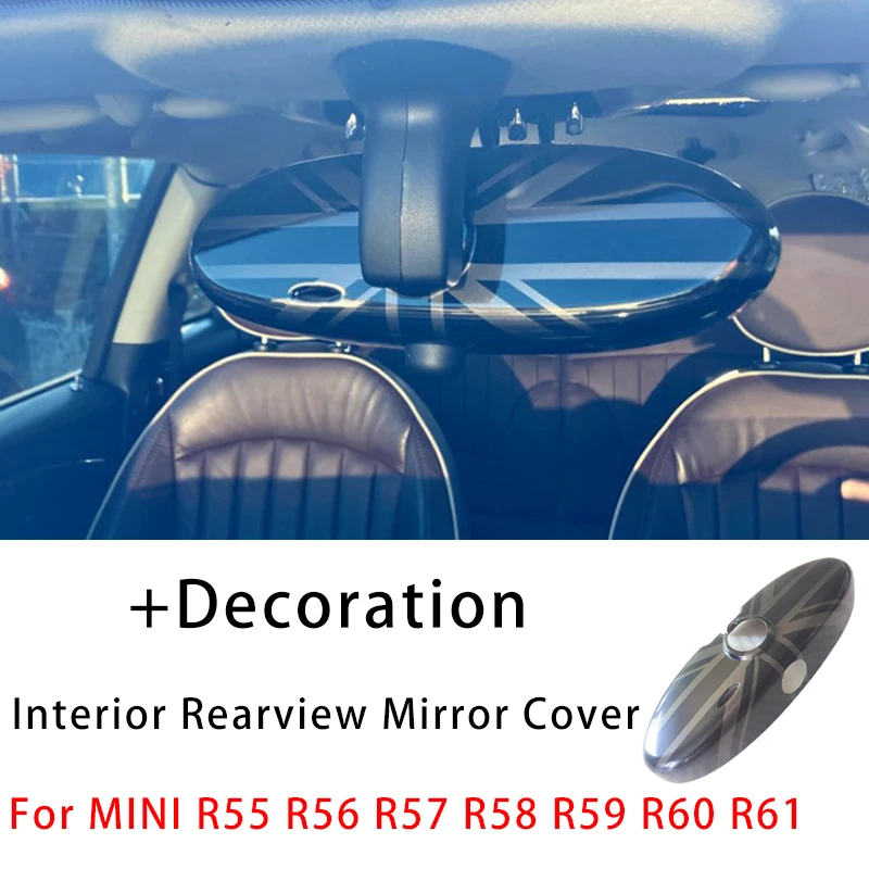 Car Interior Mirror Cover Cap For MINI Cooper JCW S One R55 R56 R57 R58 R60 R61 Countryman Rear View Mirror Sticker
Car Interior Mirror Cover Cap For MINI Cooper JCW S One R55 R56 R57 R58 R60 R61 Countryman Rear View Mirror Sticker
