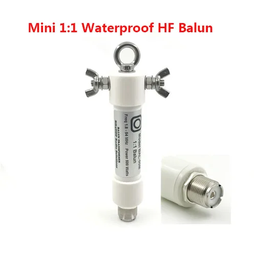 Mini 1:1 Waterproof HF Balun for 160m-6m Bands (1.8-50MHz) 500W Waterproof SO239 CW/SSB
Mini 1:1 Waterproof HF Balun for 160m-6m Bands (1.8-50MHz) 500W Waterproof SO239 CW/SSB