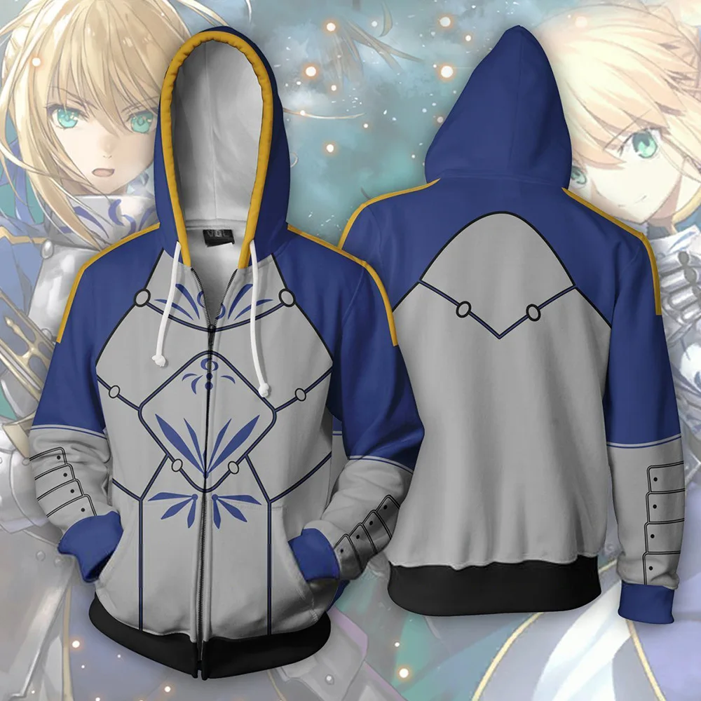 Толстовка с капюшоном костюм для косплея свитшот популярная Аниме игра FGO Fate Stay