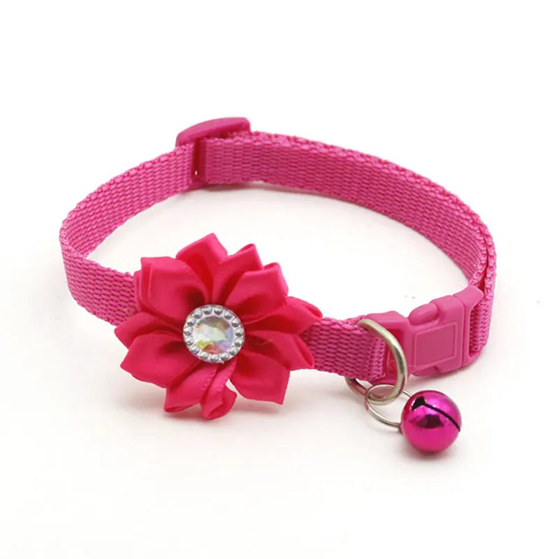 Adjustable Pet Collar Flower Bell Crystal Dog Cat Collar Easy Wear Buckle Lovely Pets Decor Accessories Dogs Cats Necklace
Adjustable Pet Collar Flower Bell Crystal Dog Cat Collar Easy Wear Buckle Lovely Pets Decor Accessories Dogs Cats Necklace