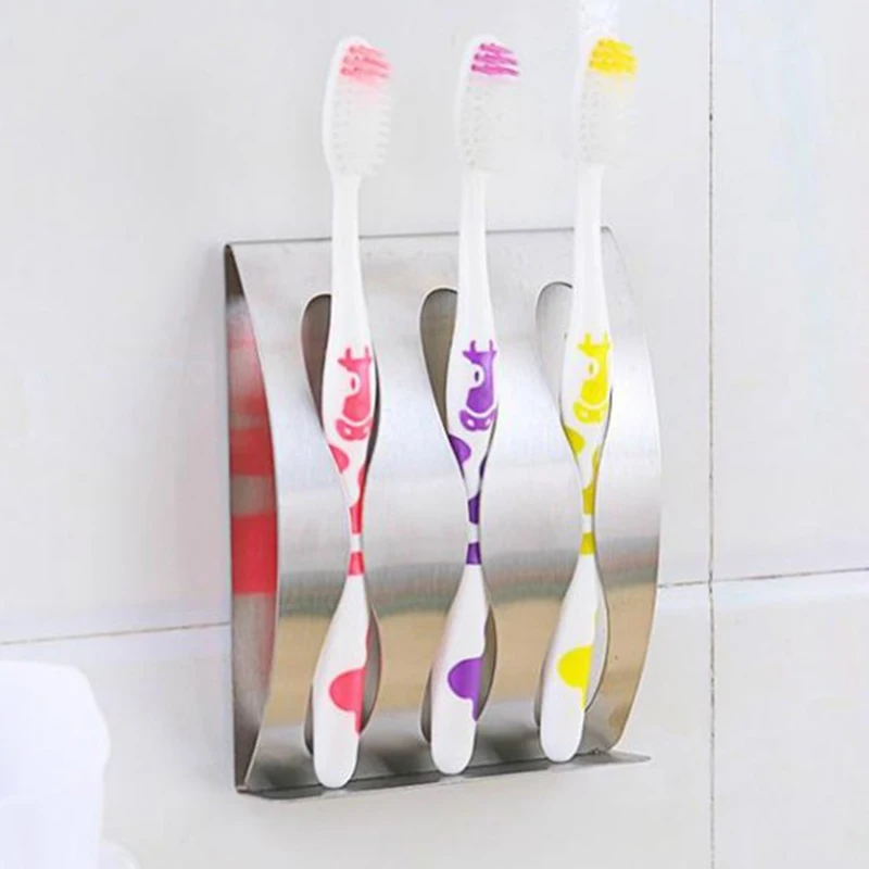 1PC 2Hole / 3Hole Stainless Steel Wall Toothbrush Holder/Razor Stand No Drill Bathroom Shower Organizer
1PC 2Hole / 3Hole Stainless Steel Wall Toothbrush Holder/Razor Stand No Drill Bathroom Shower Organizer
