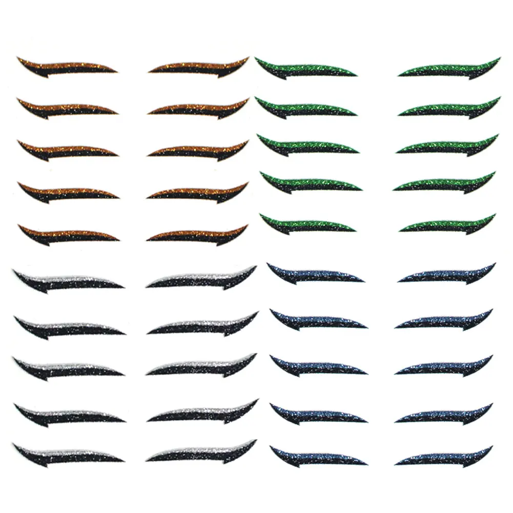 20 пар, самоклеящаяся блестящая подводка для глаз
20 пар, самоклеящаяся блестящая подводка для глаз