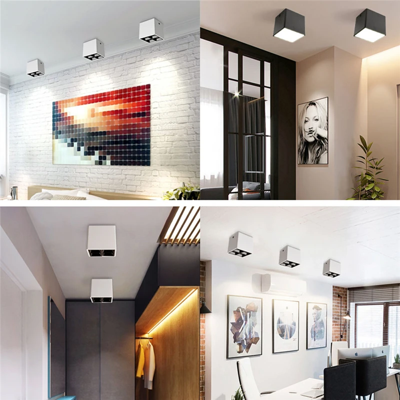 Modern Creative LED Ceiling Downlight Square Surface Mounted 5W/7W Living Room Aisle Stair Home Office Decor Spot Light Fixtures
Modern Creative LED Ceiling Downlight Square Surface Mounted 5W/7W Living Room Aisle Stair Home Office Decor Spot Light Fixtures