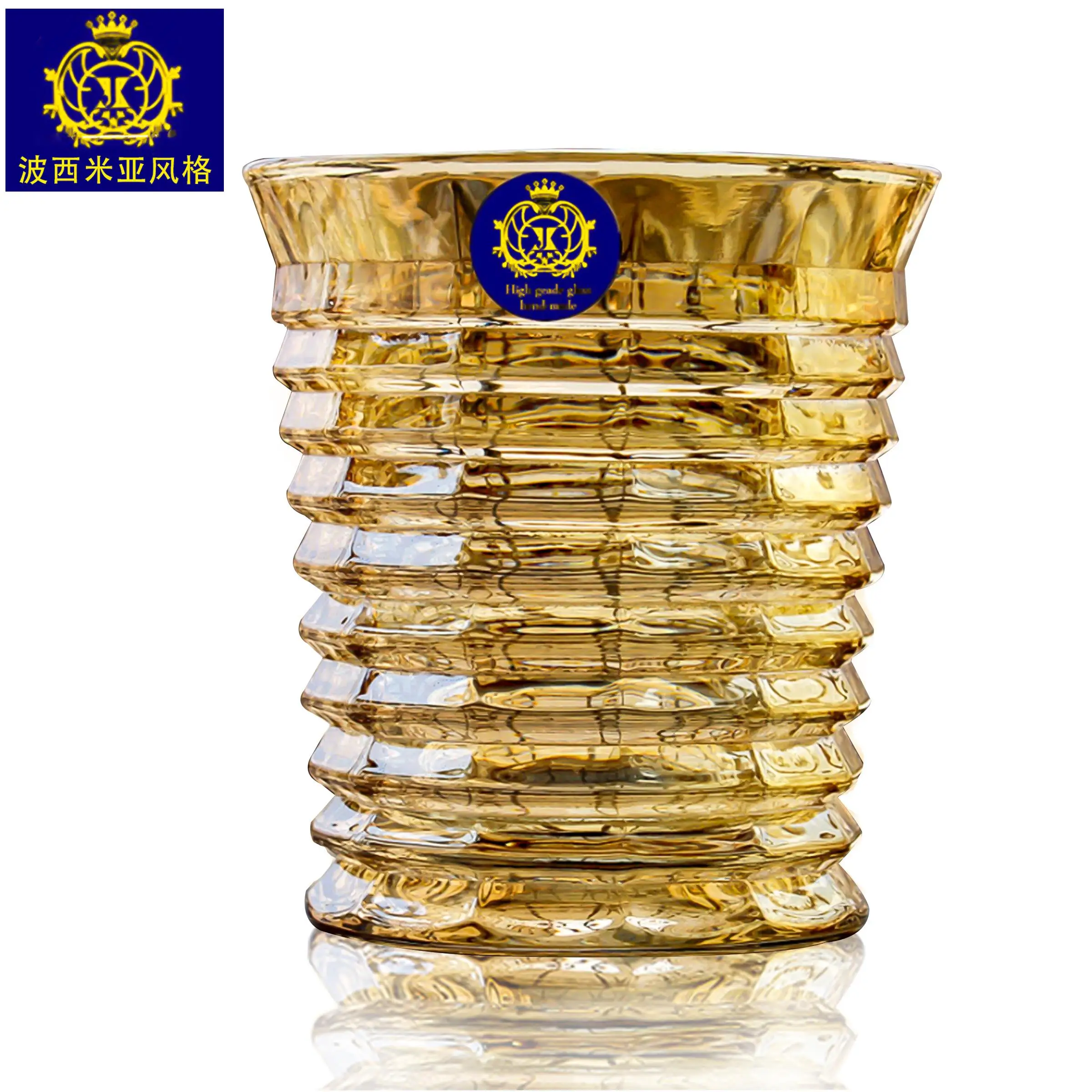 European Family Wine Cup Large Crystal Glass Whisky Glass Gold Plated Liquor Brandy Beer Tea Cup Water Goblets Shot Glasses Set
European Family Wine Cup Large Crystal Glass Whisky Glass Gold Plated Liquor Brandy Beer Tea Cup Water Goblets Shot Glasses Set