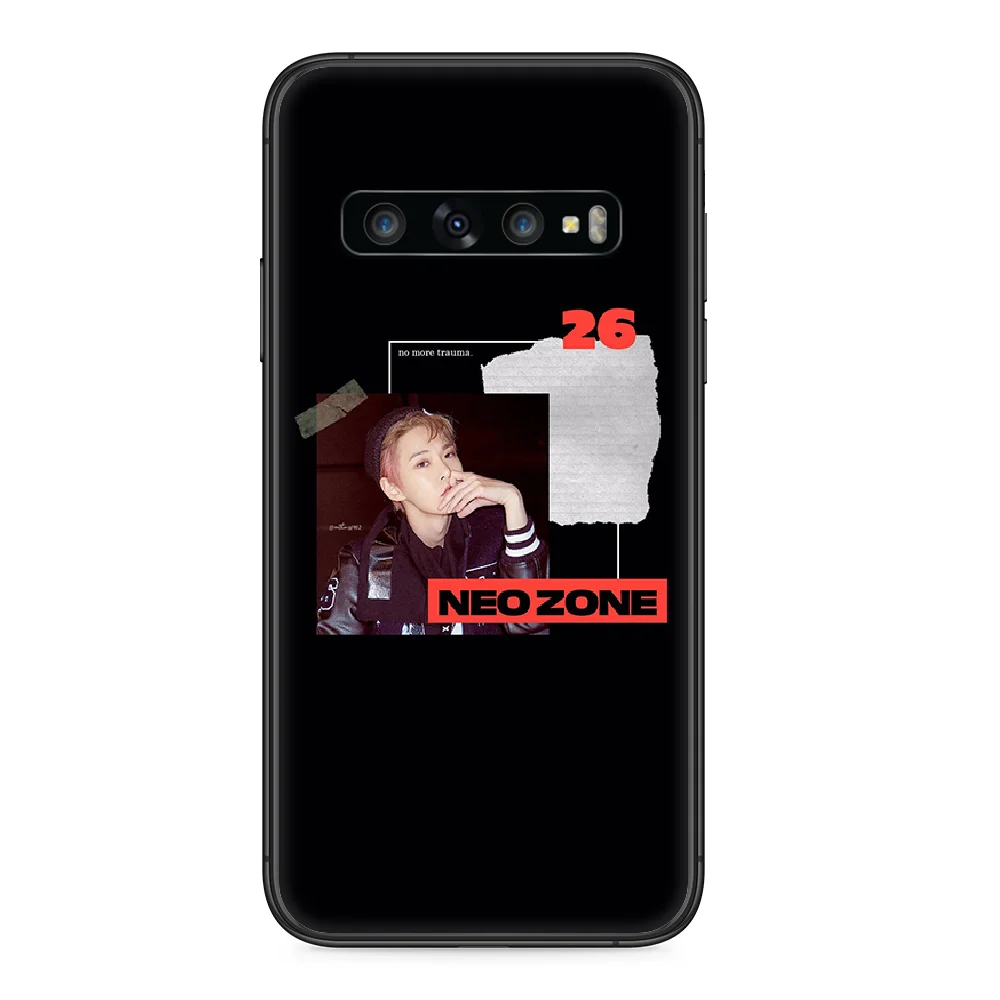 Корейский чехол для телефона kpop Boys team NCT Samsung Galaxy S 10 20 3 4 5 6 7 8 9 Plus E Lite Uitra черный