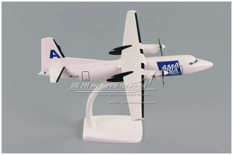 25CM 1:100 ABS Plastic Air AMA-POLA-FLTG-AB Fokker 50 se-ljv Airlines Airways Aircraft Assembled Assembly airplane model Plane
25CM 1:100 ABS Plastic Air AMA-POLA-FLTG-AB Fokker 50 se-ljv Airlines Airways Aircraft Assembled Assembly airplane model Plane