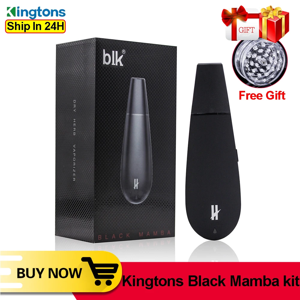 Оригинальный комплект испарителя Kingtons Black Mamba для сухой травы 1600 мАч встроенный