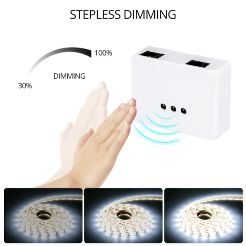 Диммер ZLinKJ Hand Sweep Sensor Switch белый пластик 5A
Диммер ZLinKJ Hand Sweep Sensor Switch белый пластик 5A