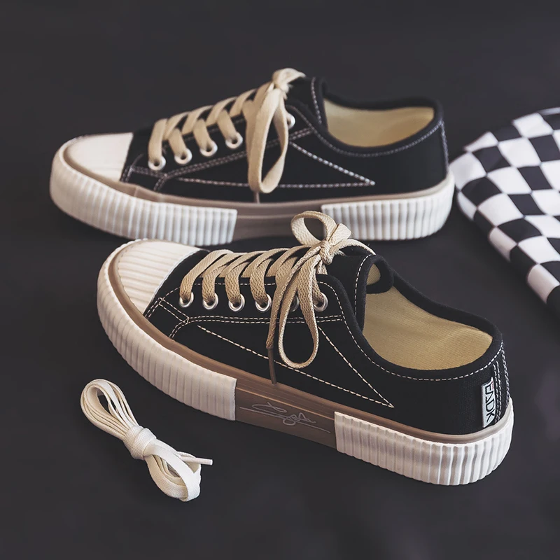 Canvas Shoes for Women Spring Summer New Low Top Lace Up Black Shoes for Girls Students Sneakers Basic Simple Style Women Shoes
Canvas Shoes for Women Spring Summer New Low Top Lace Up Black Shoes for Girls Students Sneakers Basic Simple Style Women Shoes