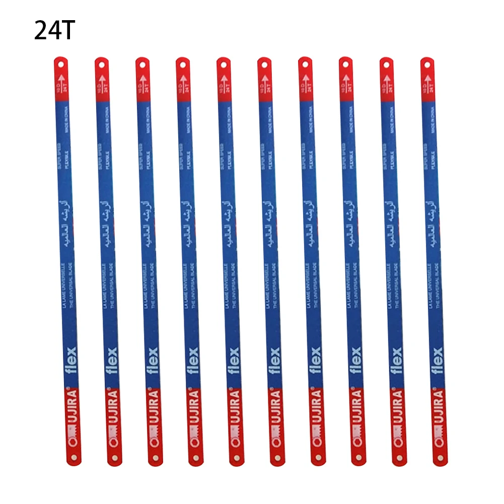10PCS Hacksaw Blade 300mm Hand Saw Blades 14T/18T/24T Bi-Metal For Wood Bone Frozen Meat PVC PE Pipe Cutting Hand Tools
10PCS Hacksaw Blade 300mm Hand Saw Blades 14T/18T/24T Bi-Metal For Wood Bone Frozen Meat PVC PE Pipe Cutting Hand Tools