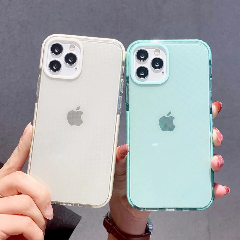 Shockproof Bumper Transparent Phone Case For iPhone 13 Pro Max 12 Mini 11 X XS XR 7 8 Plus SE2020 Soft Silicone Protection Cover
Shockproof Bumper Transparent Phone Case For iPhone 13 Pro Max 12 Mini 11 X XS XR 7 8 Plus SE2020 Soft Silicone Protection Cover