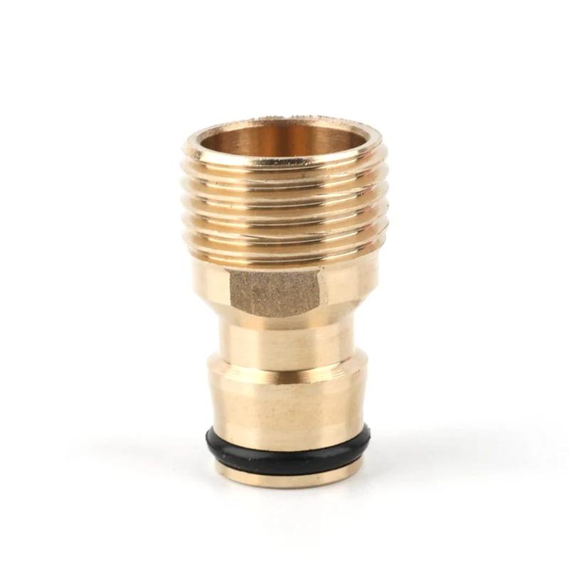 1/2" Thread Tap Brass Garden Hose Connector Quick Hose Adaptor Accessories Garden Connector Watering Spray Nozzle