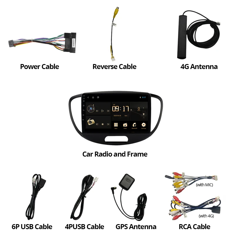 TIEBRO IPS 2 Din Android 9.0 Car Radio Multimedia Player For Hyundai Grand I10 2008-2013 Auto Stereo Video GPS Navigation DVD
TIEBRO IPS 2 Din Android 9.0 Car Radio Multimedia Player For Hyundai Grand I10 2008-2013 Auto Stereo Video GPS Navigation DVD