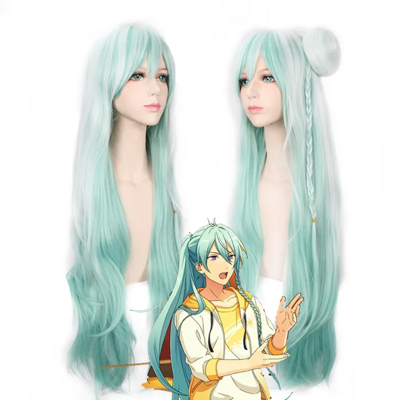 Halloween Anime Fancy Wig Hibiki Wataru Long Green White Ombre Braided Wig Gradient 80cm Wig with Bangs
Halloween Anime Fancy Wig Hibiki Wataru Long Green White Ombre Braided Wig Gradient 80cm Wig with Bangs
