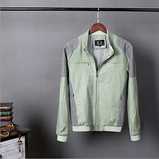 Korean Style Mens Streetwear Casual Bomber Jackets for Men Summer Autumn Patchwork Linen Jacket Coat Plus Size Hommes Veste 6XL
Korean Style Mens Streetwear Casual Bomber Jackets for Men Summer Autumn Patchwork Linen Jacket Coat Plus Size Hommes Veste 6XL