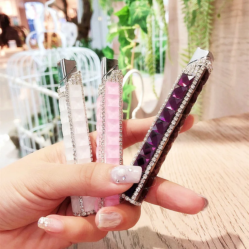Butane Open Flame Lighter Gorgeous Diamond Ladies Lipstick Cigarette Lighter Easy To Carry Cigarette Accessories Small Gifts
Butane Open Flame Lighter Gorgeous Diamond Ladies Lipstick Cigarette Lighter Easy To Carry Cigarette Accessories Small Gifts