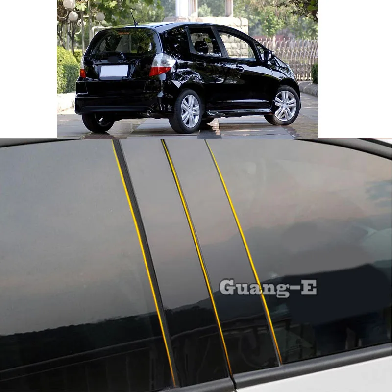 Car PC Material Pillar Post Cover Door Trim Window Piano Black Molding Sticker Plate Parts For Honda Fit Jazz 2008 2009-2012
Car PC Material Pillar Post Cover Door Trim Window Piano Black Molding Sticker Plate Parts For Honda Fit Jazz 2008 2009-2012